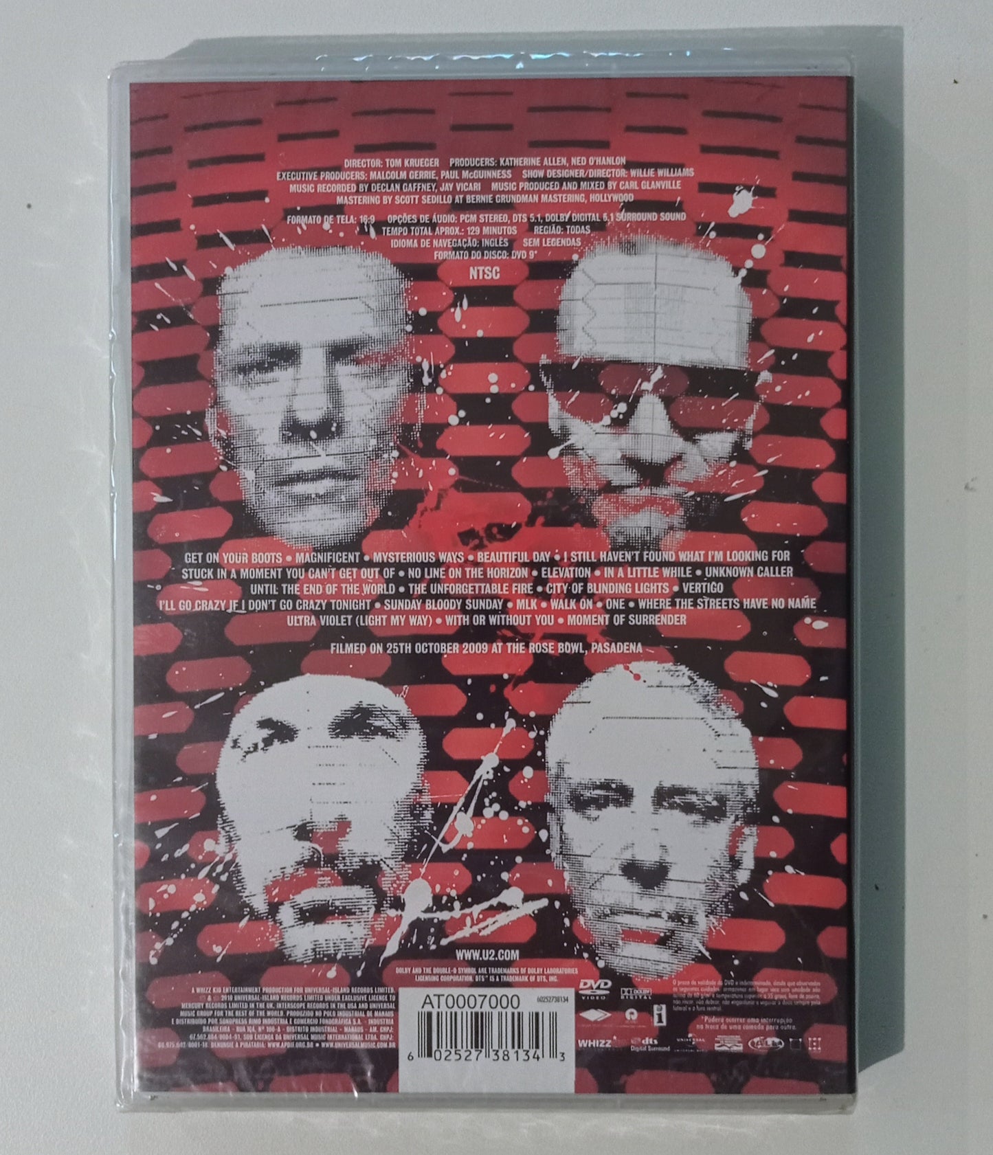 U2 - U2 360 At the Rose Bowl (DVD Nacional LACRADO)