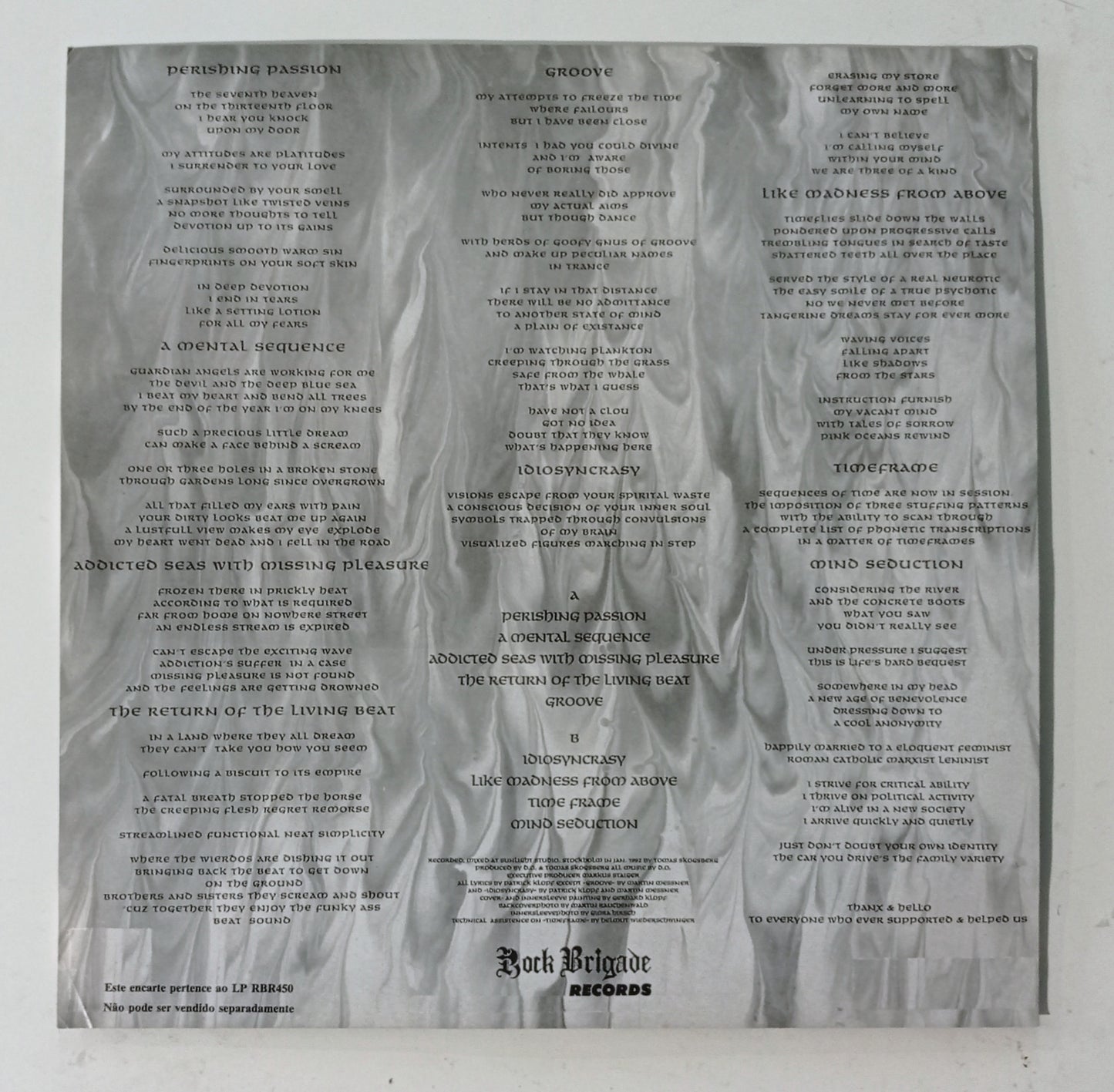 Disharmonic Orchestra - Not To Be Undimensional Conscious (LP Nacional - Usado)