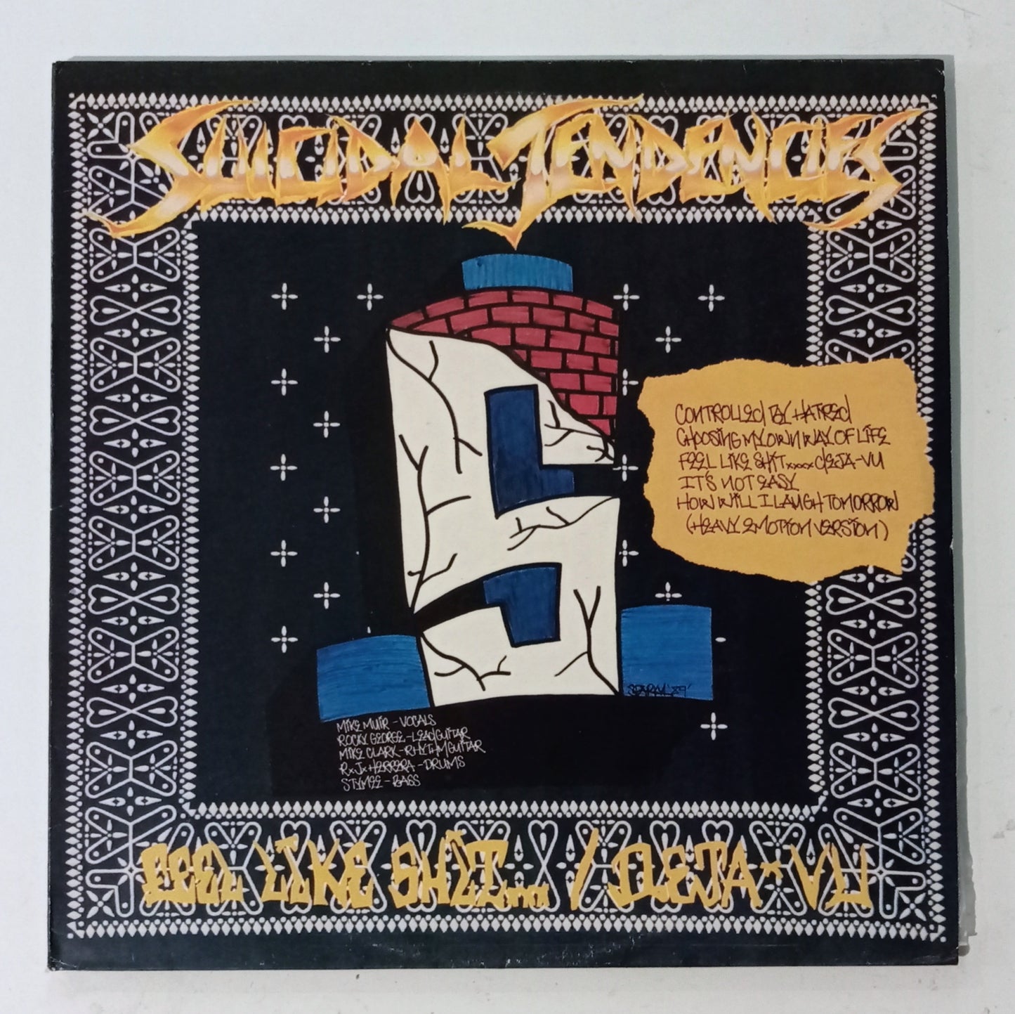 Suicidal Tendencies - Controlled By Hatred / Feel Like Shit... Deja-Vu (LP Nacional - Usado)