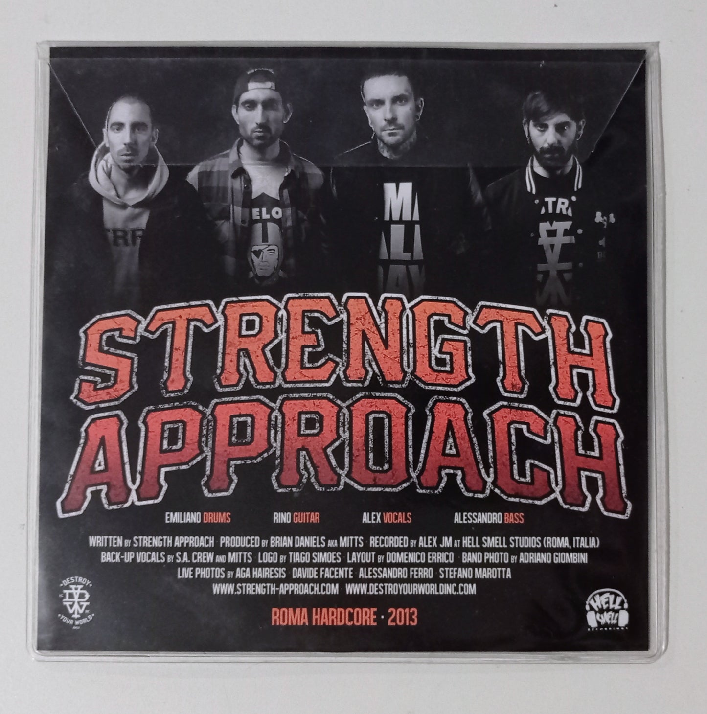 Strength Approach - Roma Hardcore State Of Mind (Vinil 7" Picture Disc - Italia - NOVO)