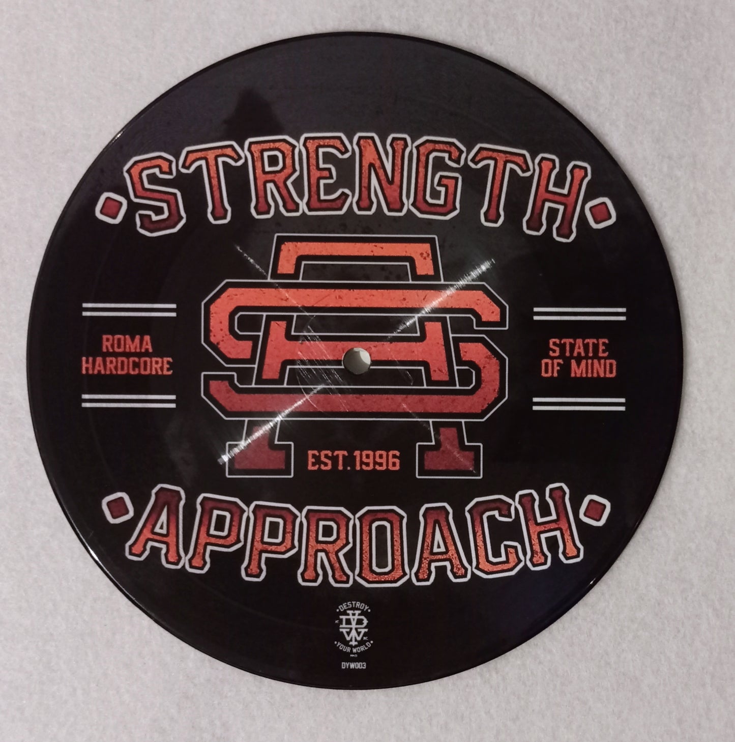 Strength Approach - Roma Hardcore State Of Mind (Vinil 7" Picture Disc - Italia - NOVO)