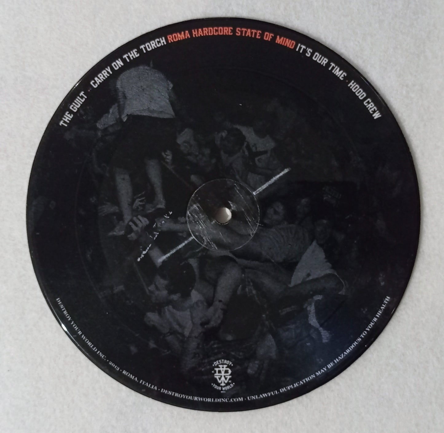 Strength Approach - Roma Hardcore State Of Mind (Vinil 7" Picture Disc - Italia - NOVO)