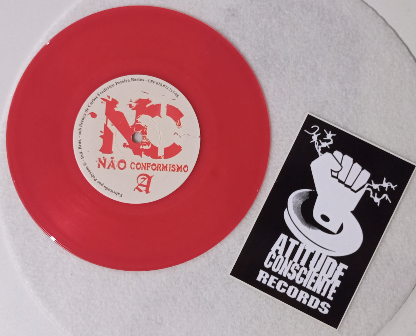 Não Conformismo - Autoflagelo Da Humanidade (Vinil 7" Nacional - NOVO)