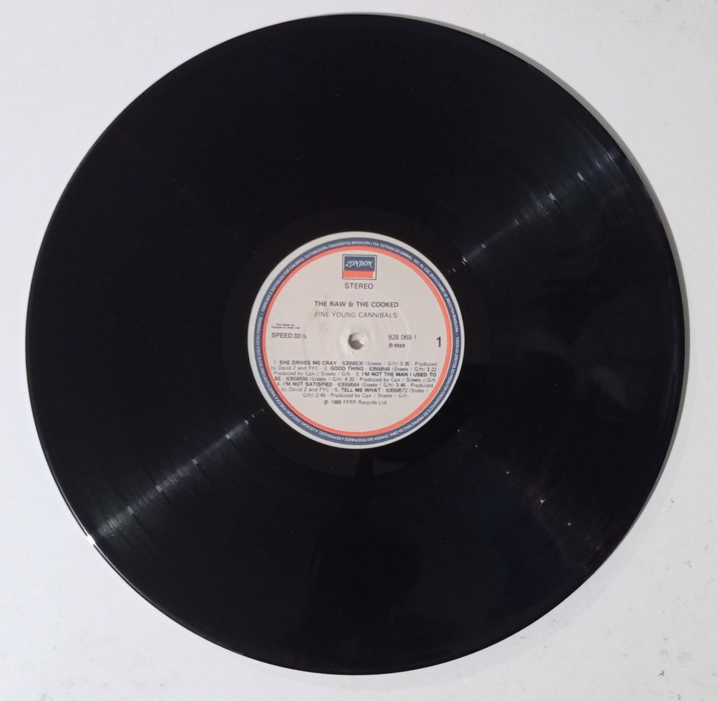 Fine Young Cannibals - he Raw & The Cooked (LP Nacional - Usado)