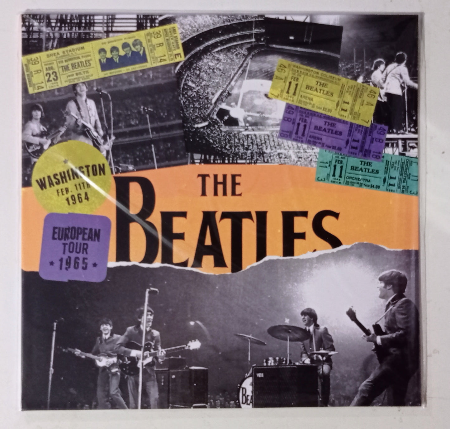 Beatles - Live Washington 64 & Live European Tour 1965 (LP Importado Argentina - LACRADO)