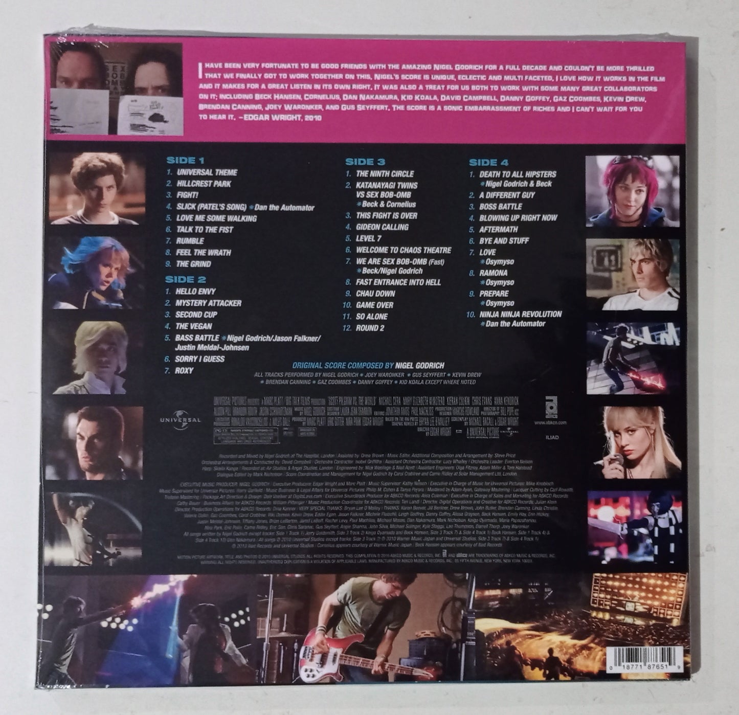 Scott Pilgrim Vs. The World (Original Score) (2 x LP USA - LACRADO)