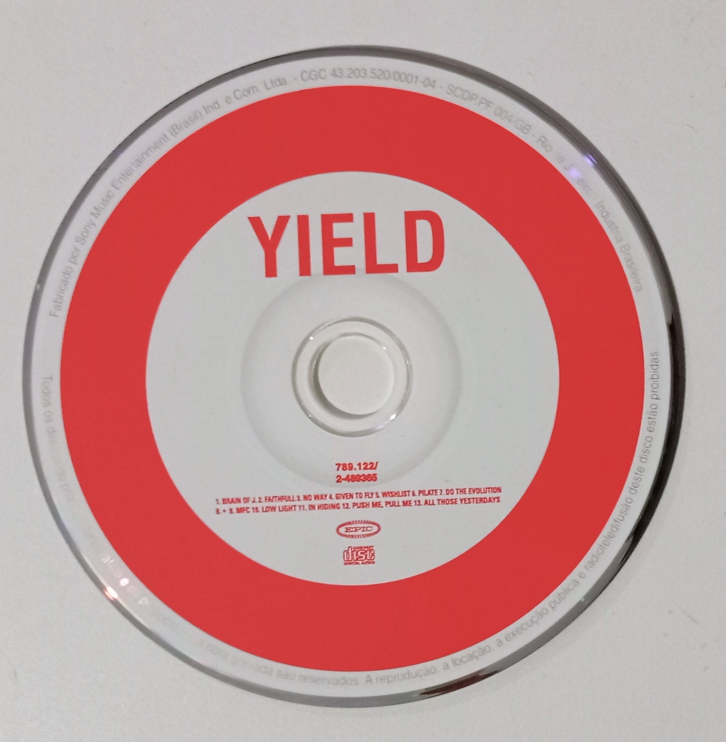 Pearl Jam - Yield (CD Nacional - Usado)