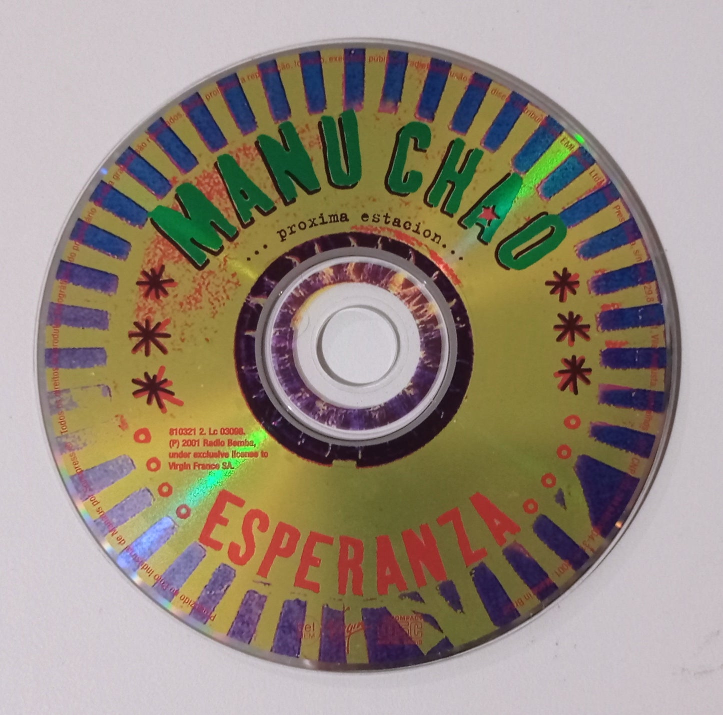 Manu Chao - Esperanza (CD Nacional - Usado)