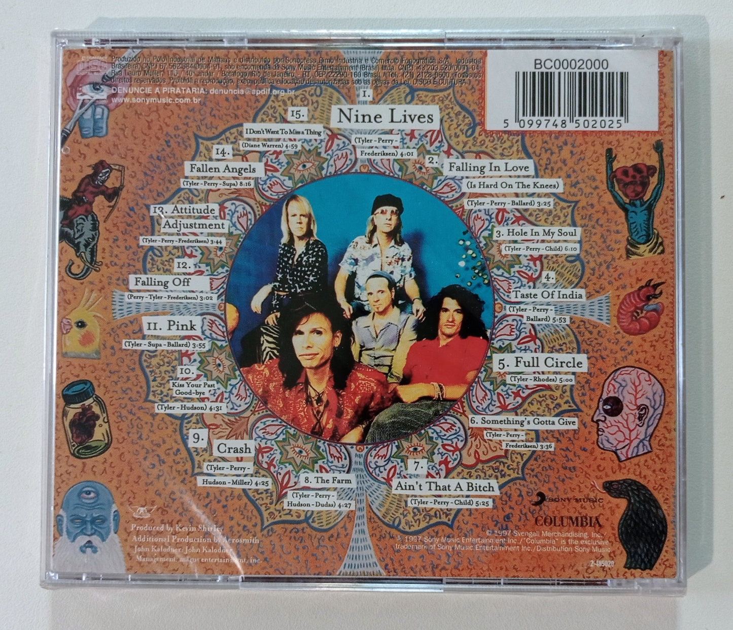 Aerosmith - Nine Lives (CD Nacional LACRADO)
