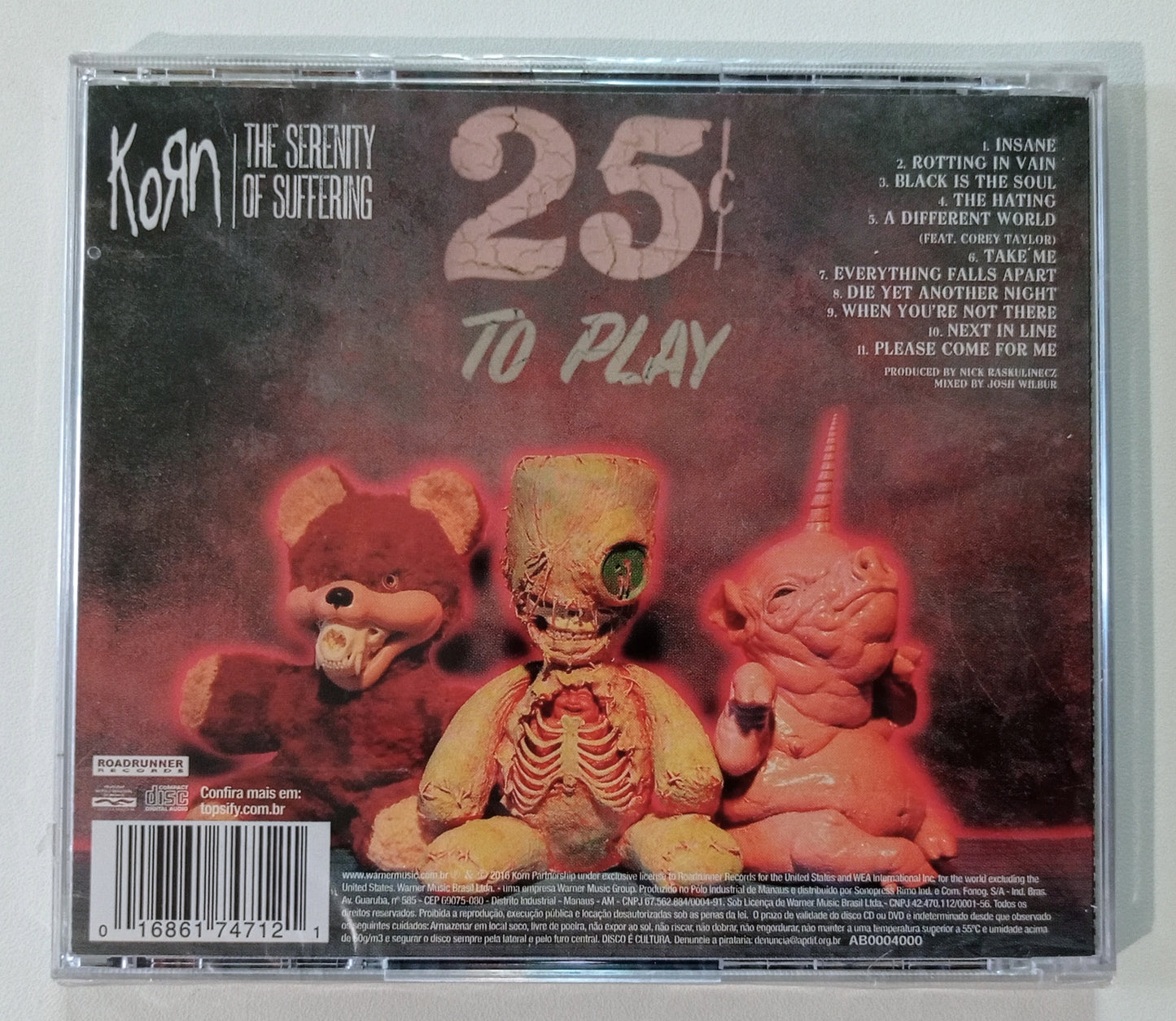Korn - The Serenity Of Suffering (CD Nacional - LACRADO)