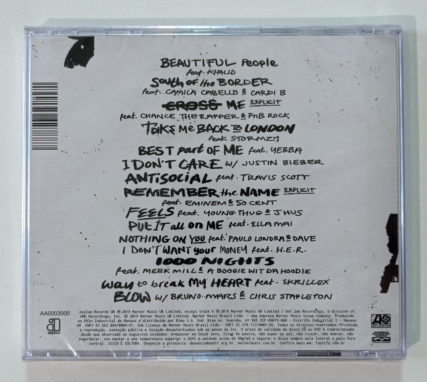 Ed Sheeran - No.6 Collaborations Project (CD Nacional - LACRADO)