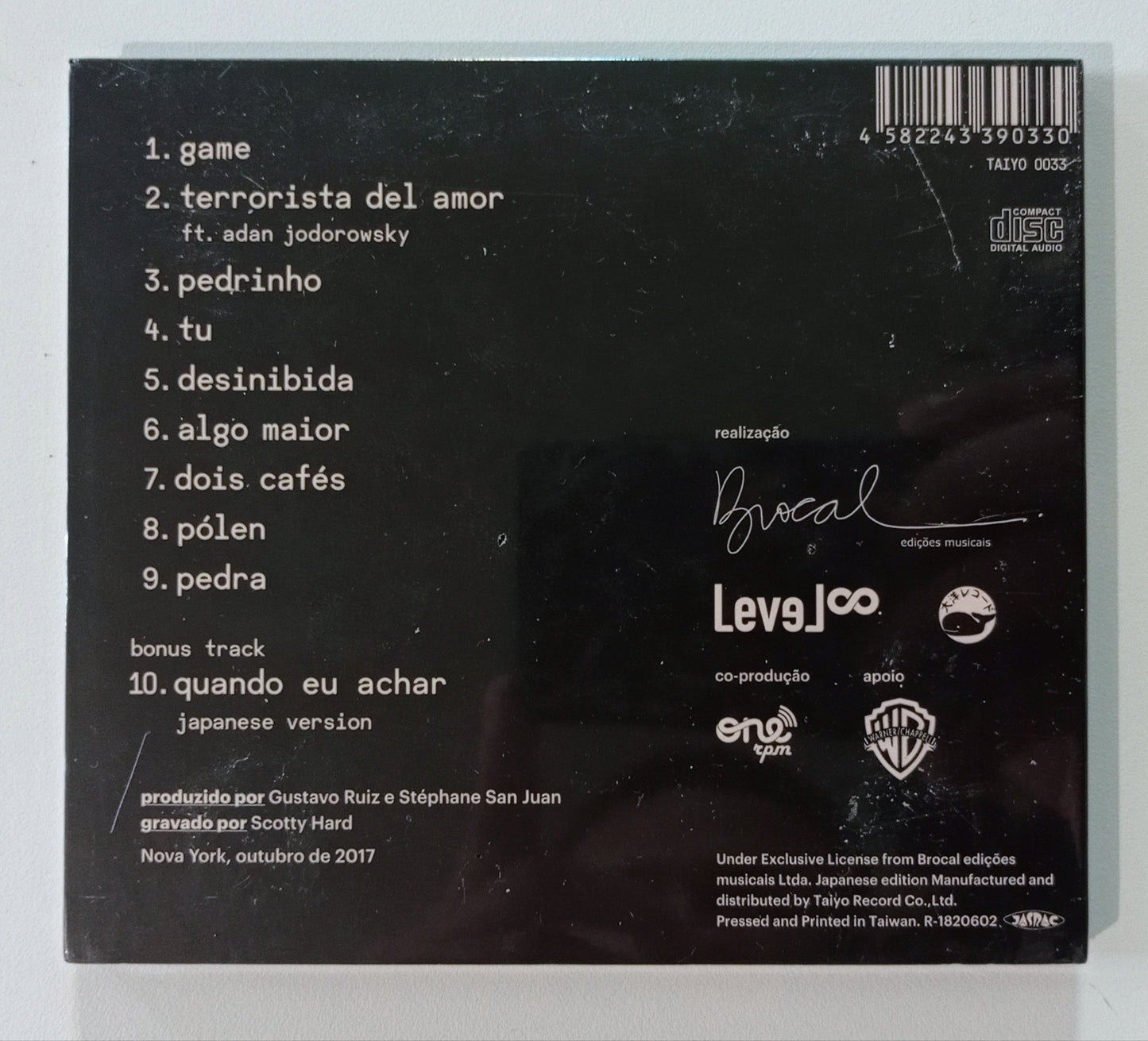 Tulipa Ruiz - Tu (CD Japão LACRADO)