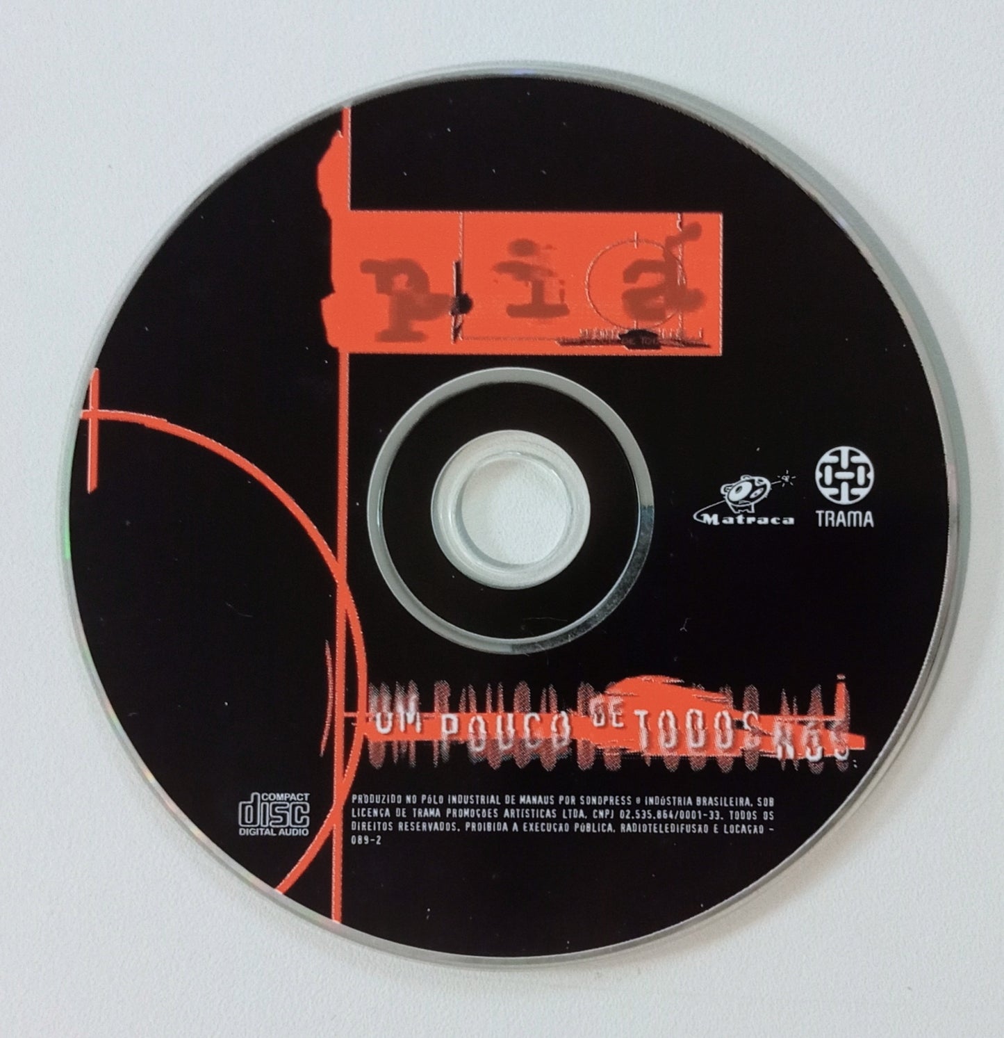 Piá - Um Pouco De Todos Nós (CD Nacional - Usado)