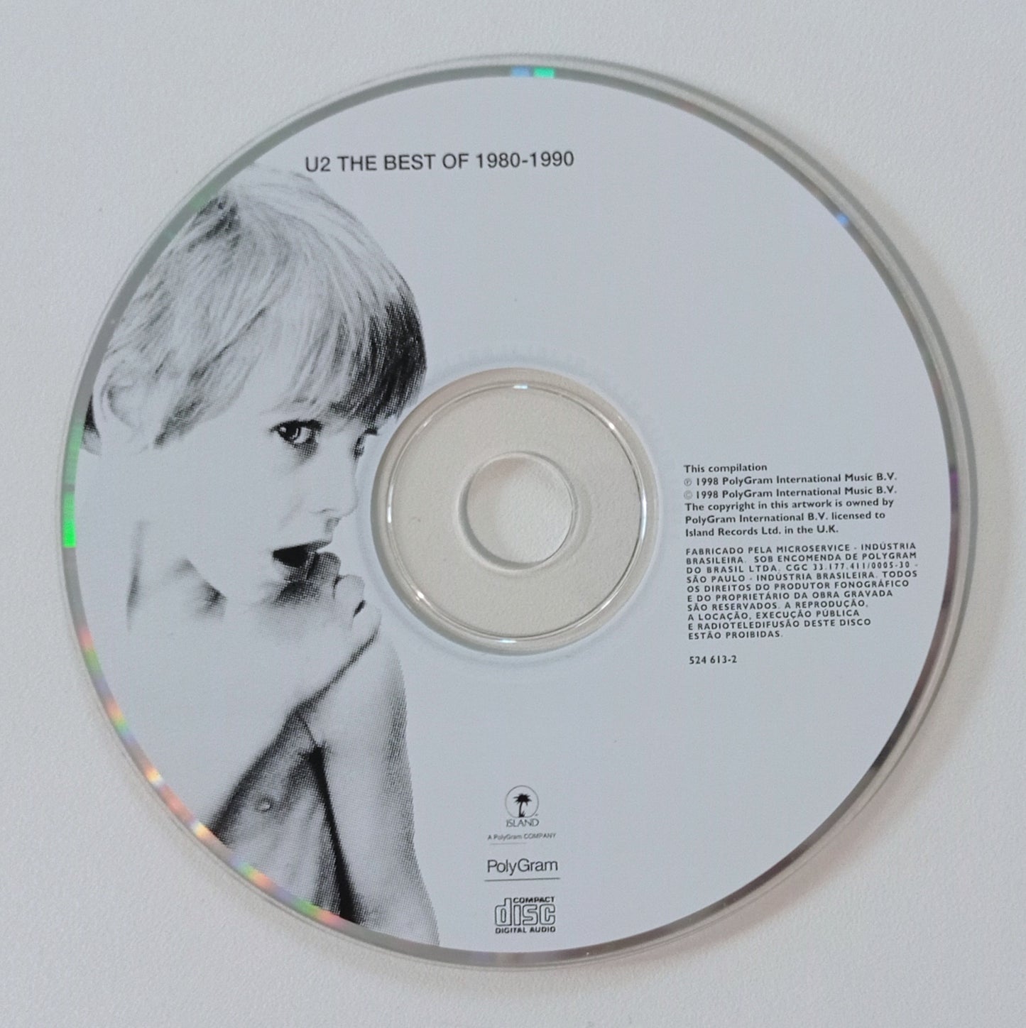 U2 - The Best Of 1980 - 1990 (CD Nacional - Usado)