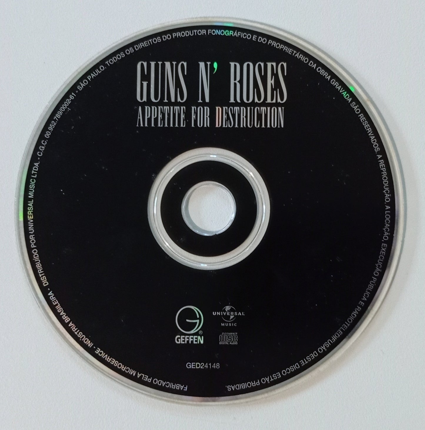 Guns n' Roses - Appetite For Destruction (CD Nacional - Usado)