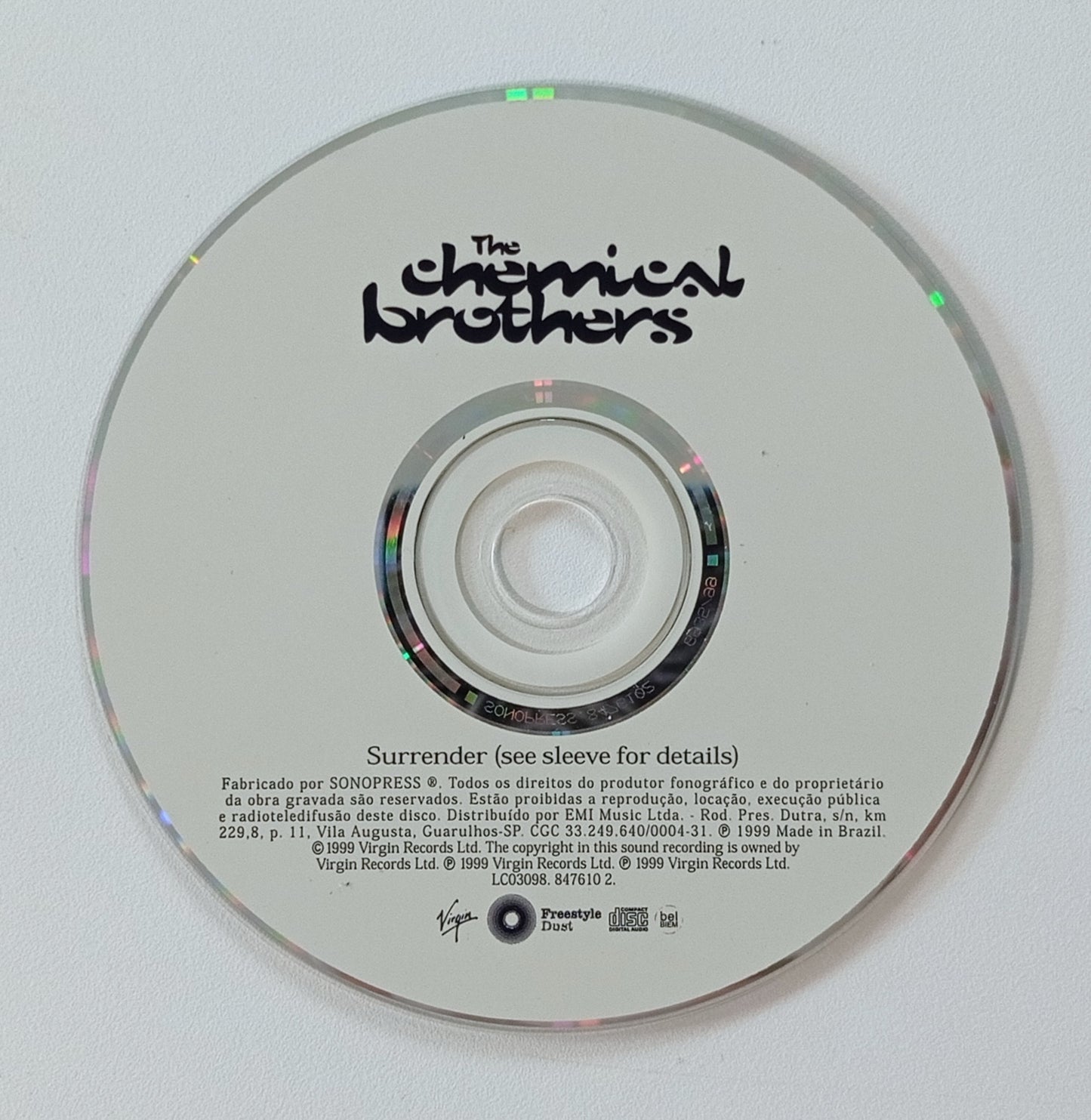 Chemical Brothers - Surrender (CD Nacional - Usado)