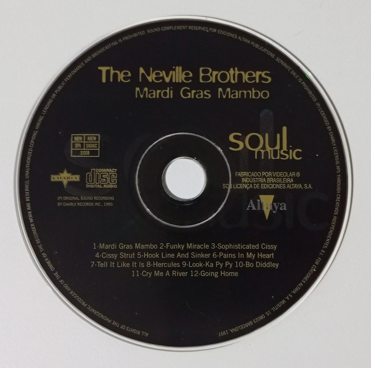 The Neville Brothers - Mardi Gras Mambo (CD Nacional - Usado)