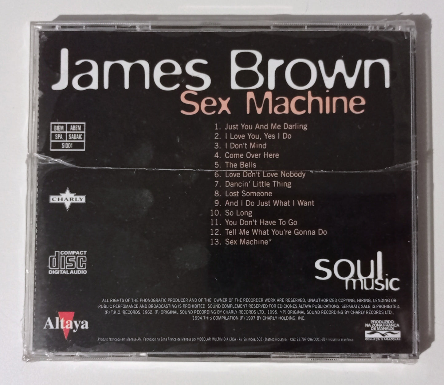 James Brown - Sex Machine (CD Nacional - LACRADO)