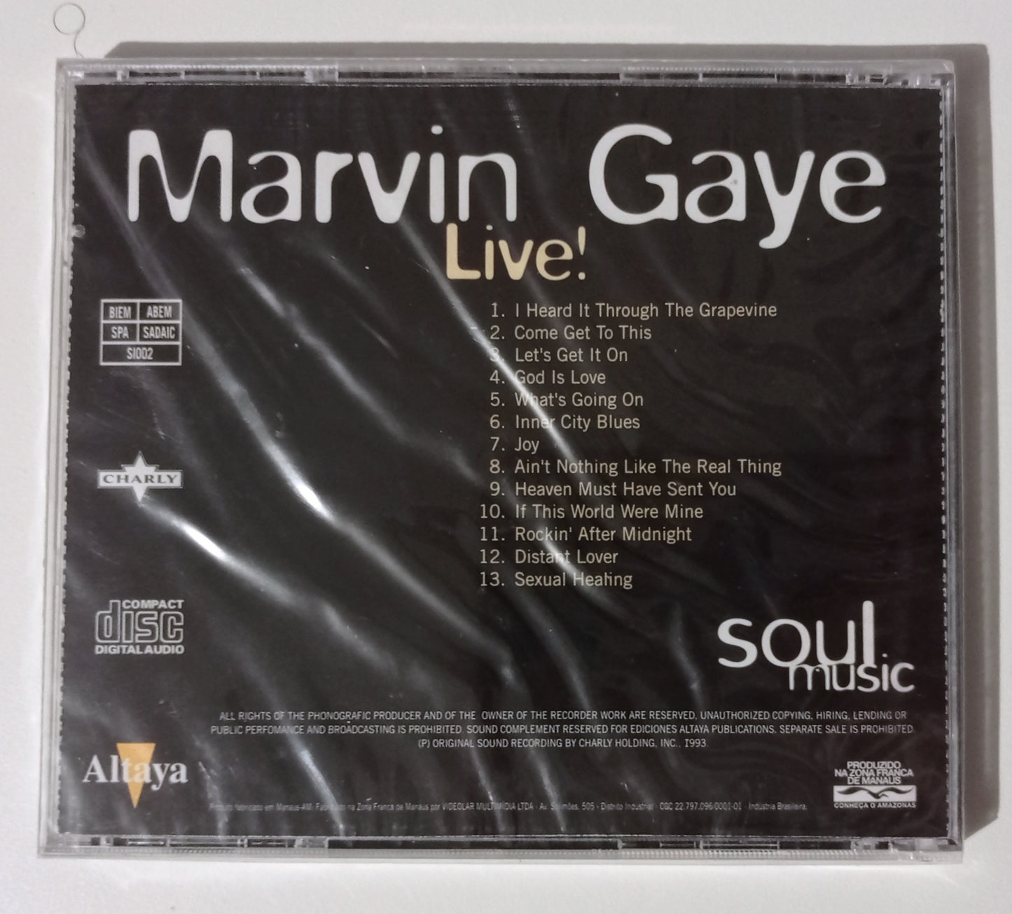 Marvin Gaye - Marvin Gaye Live! (CD Nacional - LACRADO)