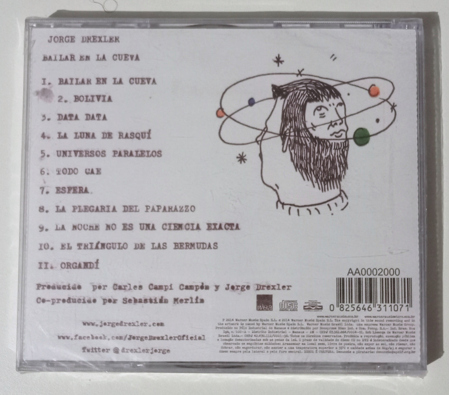 Jorge Drexler - Bailar En La Cueva (CD Nacional - Usado)