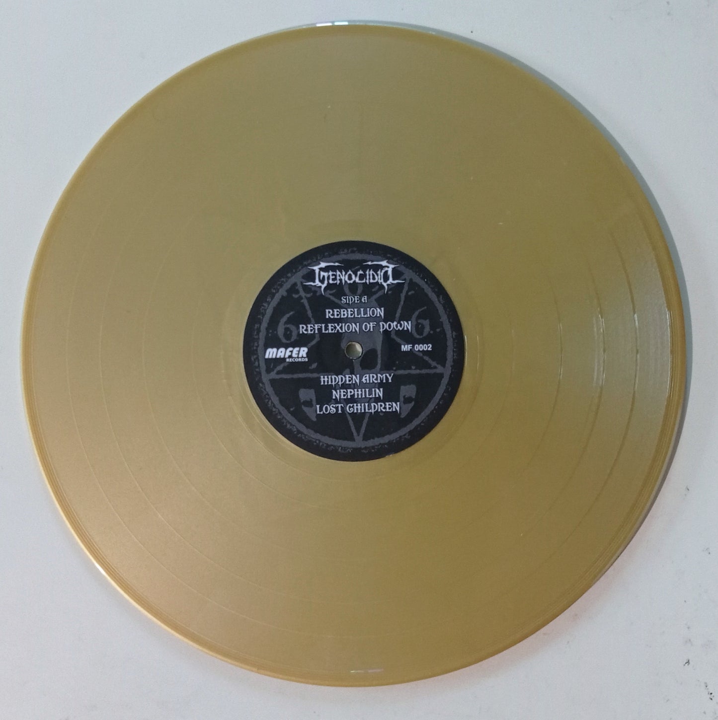 Genocidio - Rebellion (LP DOURADO - Nacional - NOVO)