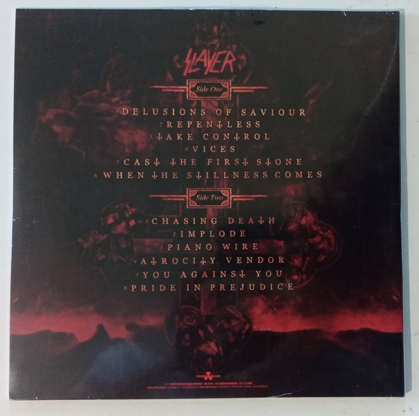 Slayer - Repentless (SPLATTER VINYL - Alemanha - LACRADO)