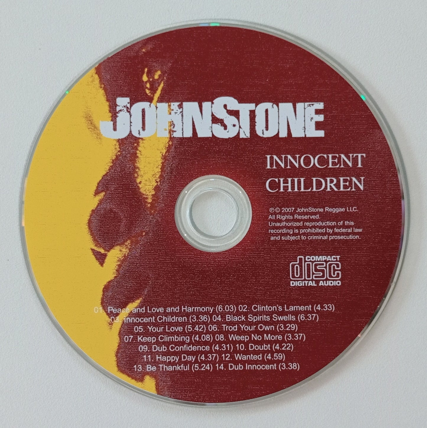 JohnStone - Innocent Children (CD Nacional - Usado)