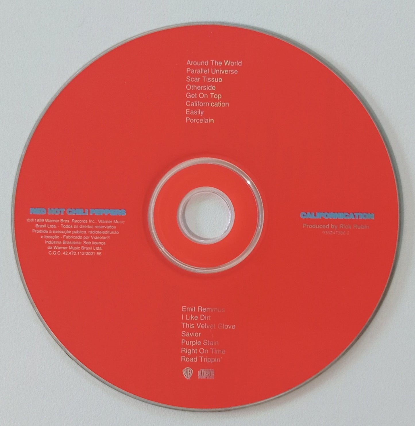 Red Hot Chili Pappers - Californication (CD Nacional - Usado)