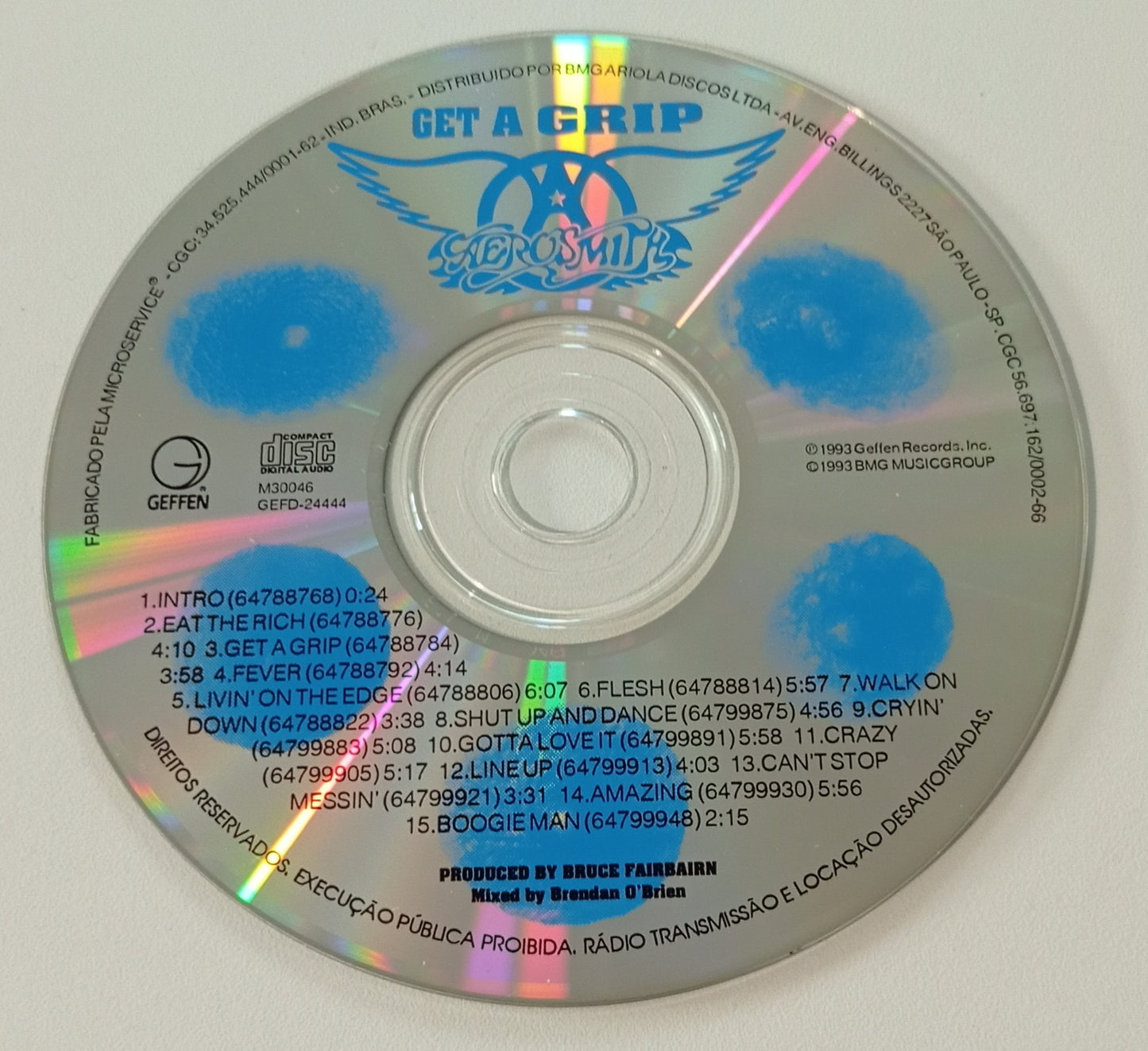 Aerosmith - Get A Grip (CD Nacional - Usado)