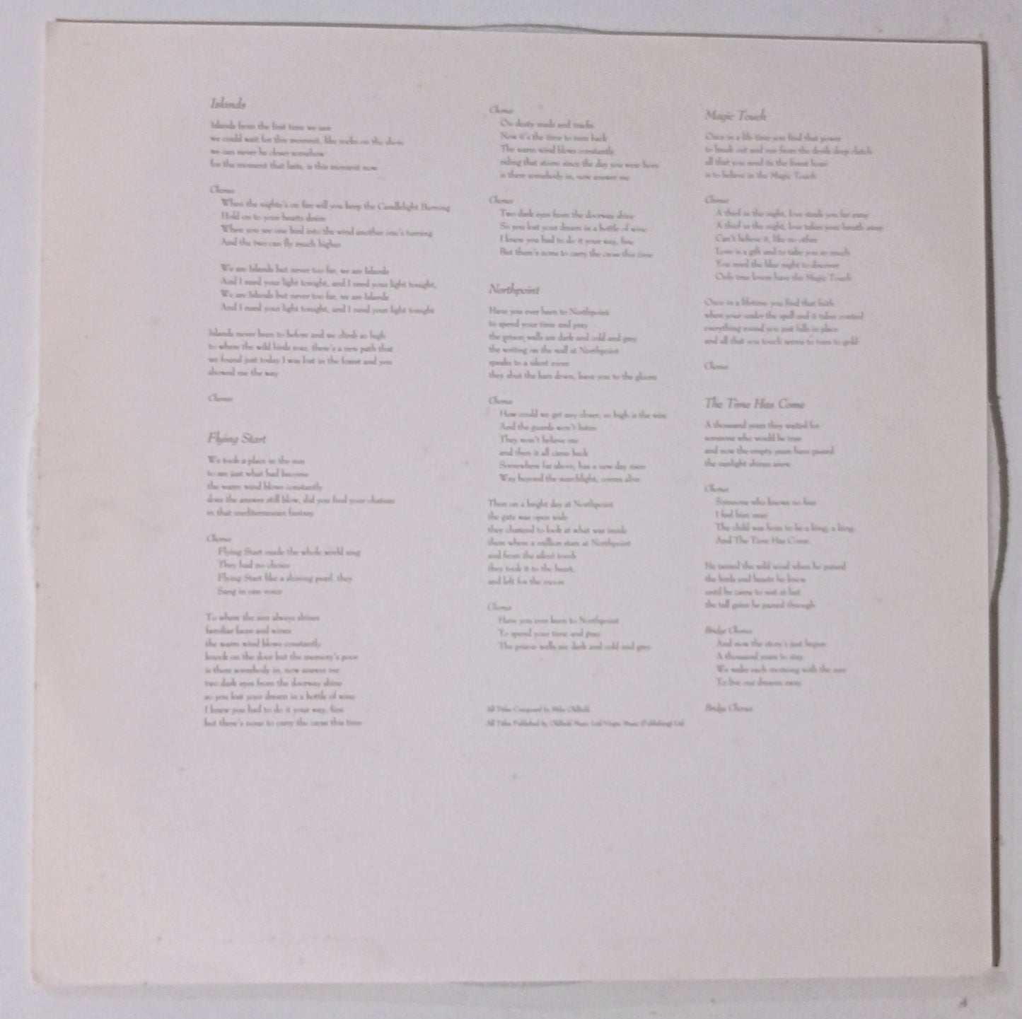 Mike Oldfield - Islands (LP Nacional - Usado)