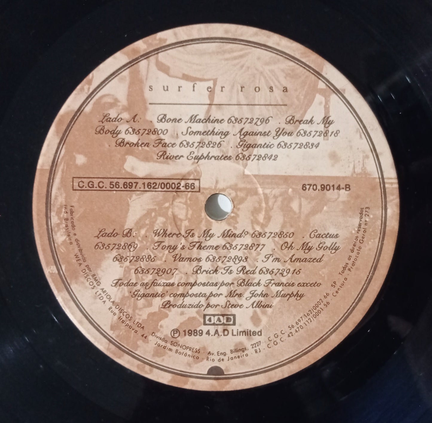 Pixies - Surfer Rosa - (LP Nacional - Usado)