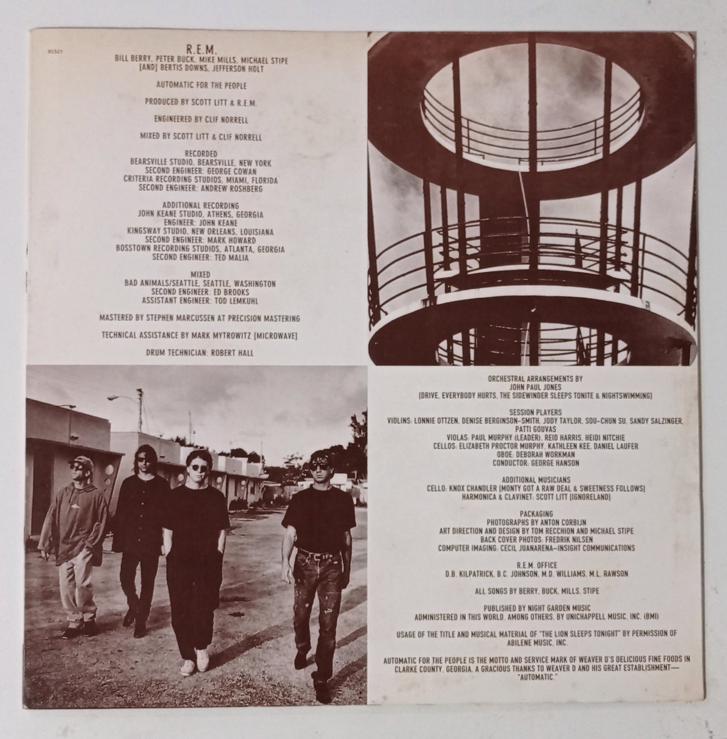 R.E.M. - Automatic For The People (LP Nacional - Usado