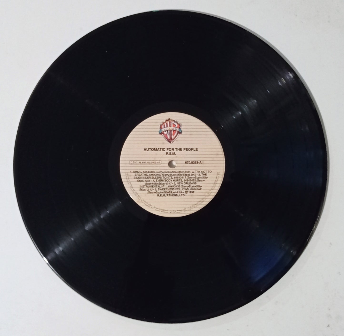 R.E.M. - Automatic For The People (LP Nacional - Usado