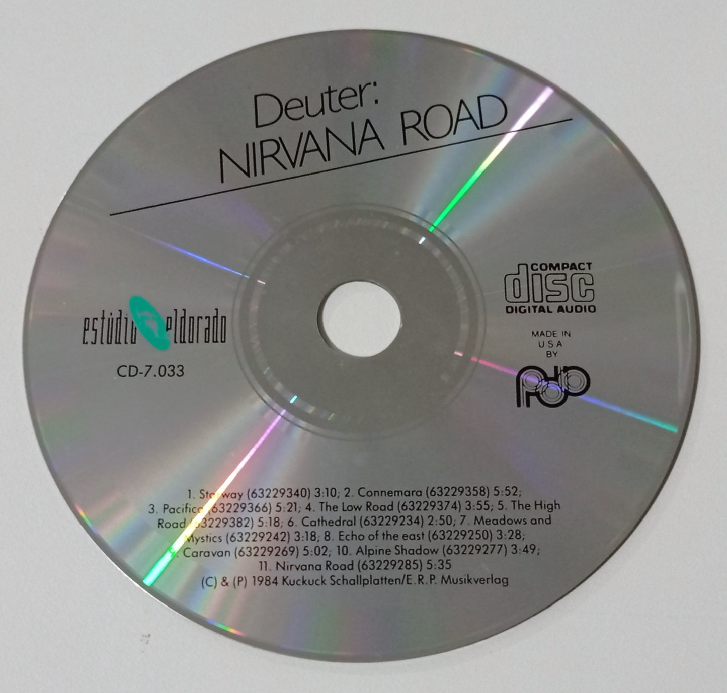 Deuter - Nirvana Road (CD Nacional - Usado)