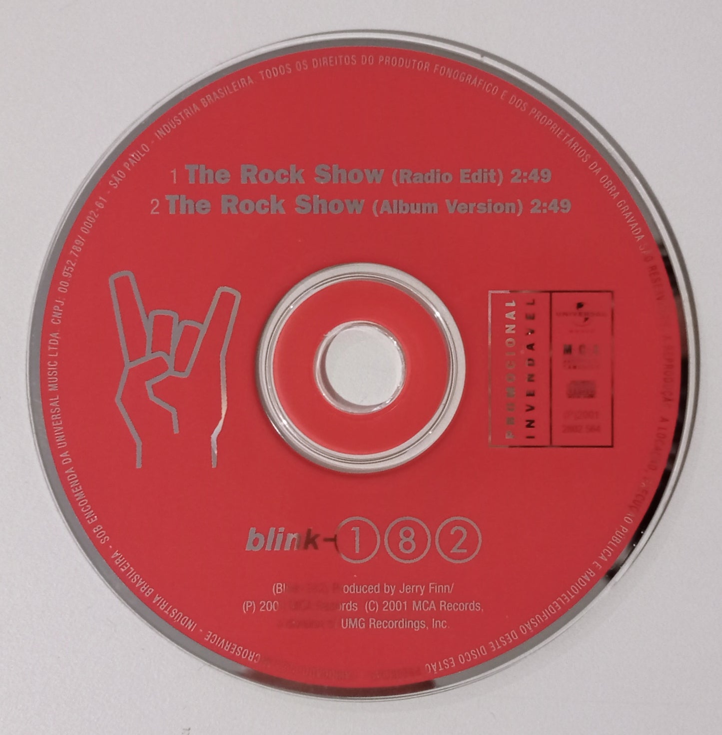 Blink - 182 - The Rock Show (CD Single Promo - Nacional - Usado)