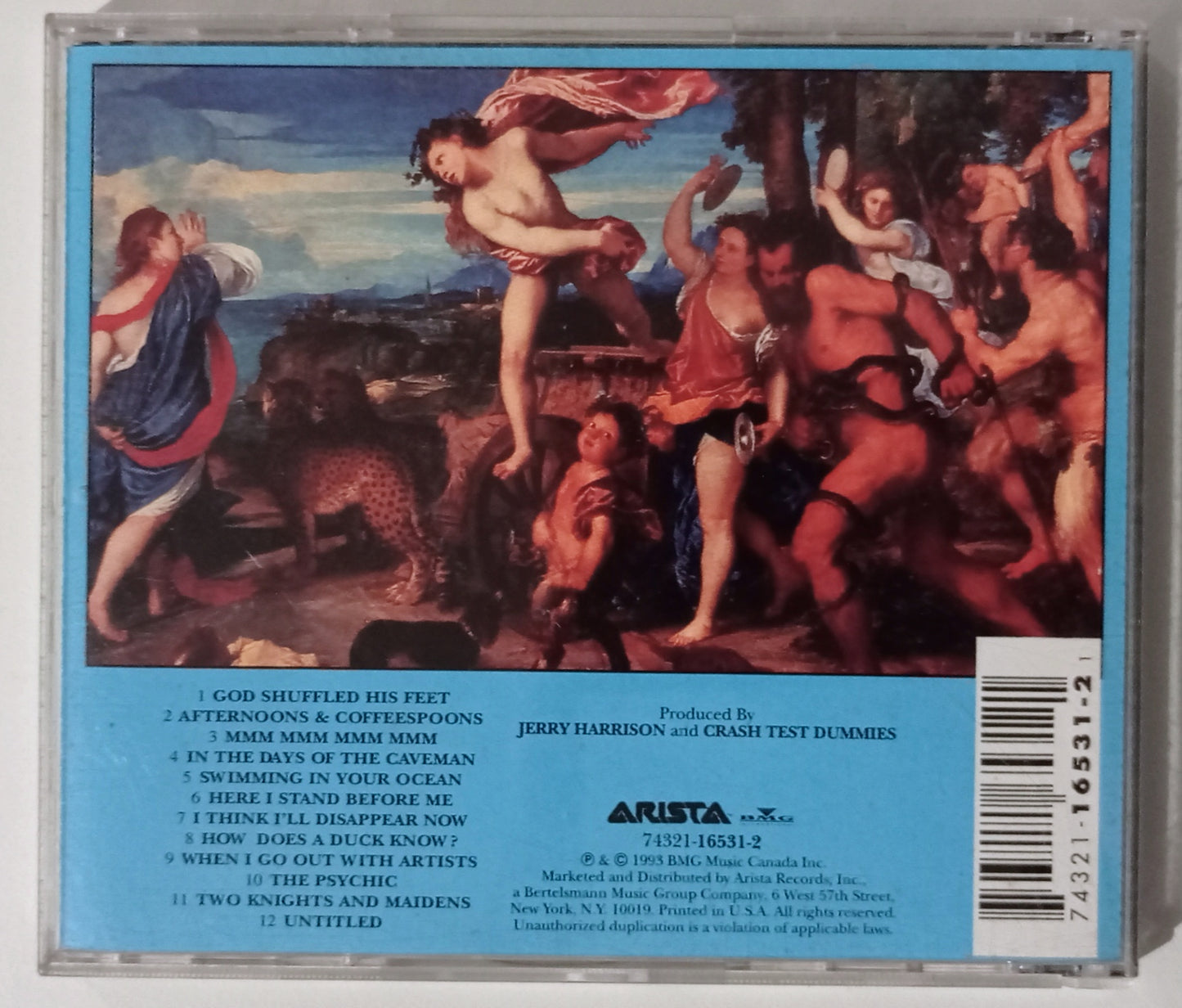 Crashtest Dummies - God Shuffled His Feet (CD Importado USA - Usado)