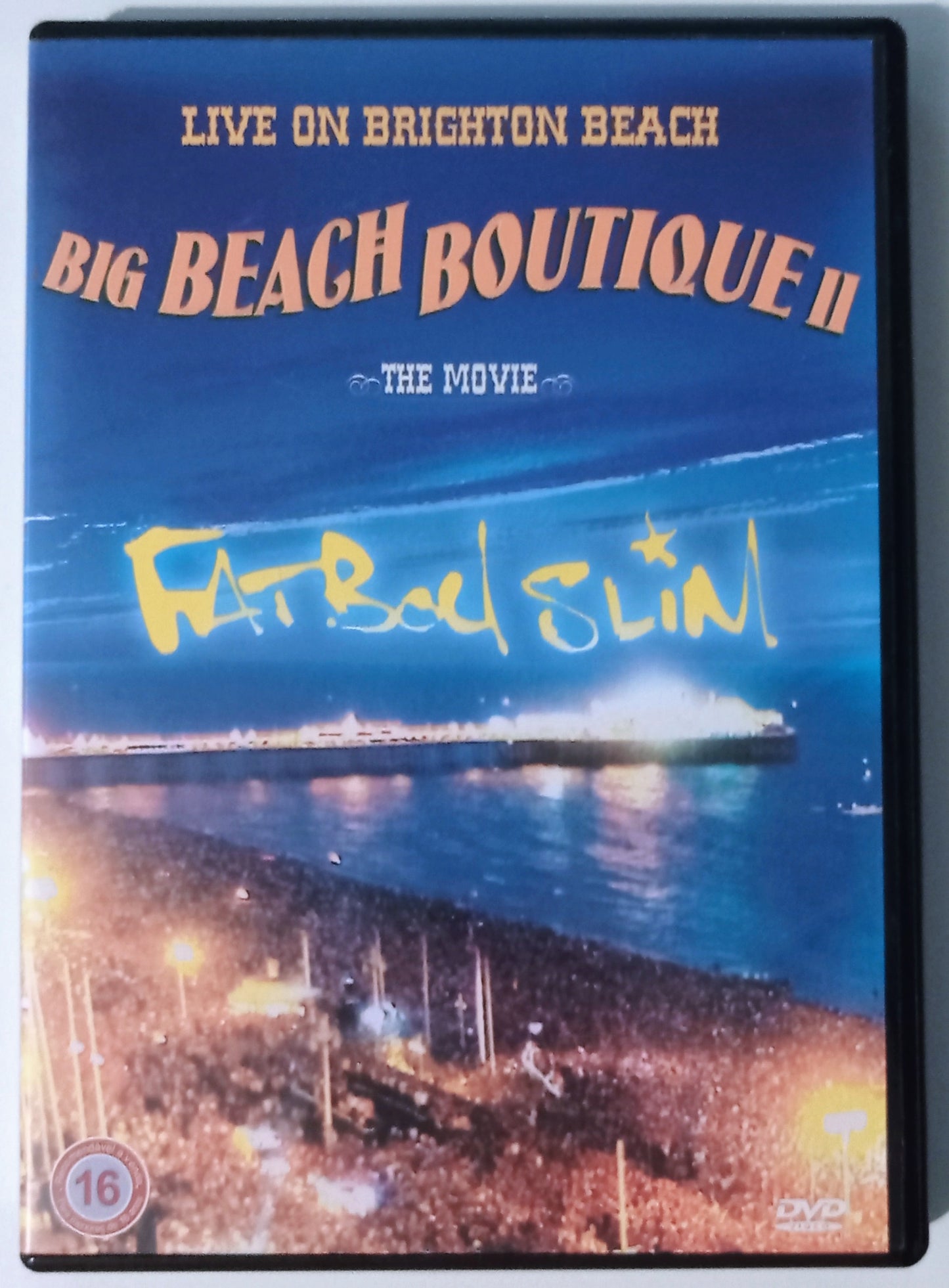 Fat Boy Slim - Big Beach Boutique II, Live on the Brighton Beach The Movie (DVD Nacional - Usado)