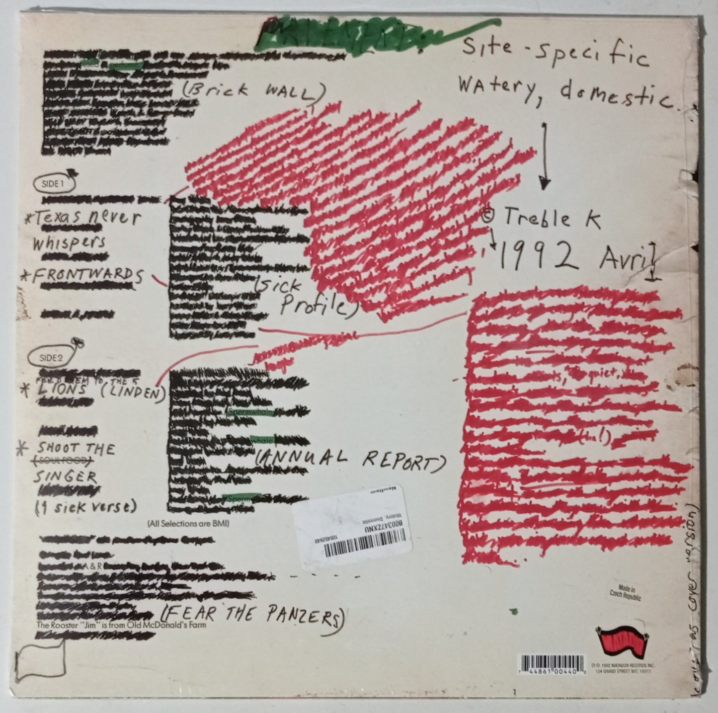 Pavement - Watery, Domestic (12" EP Republica Tcheca - LACRADO)