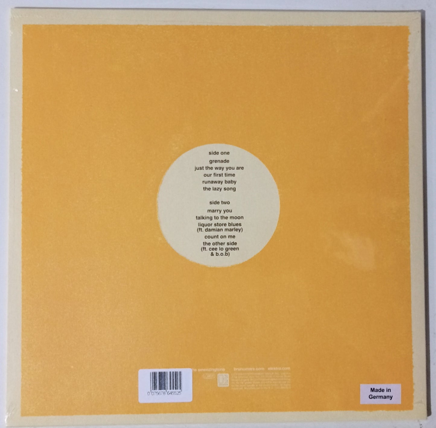 Bruno Mars - Doo-Wops & Hooligans (LP Importado Alemanha - LACRADO)