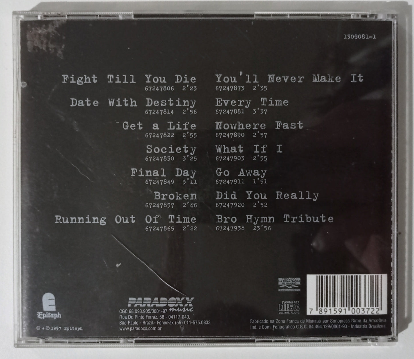 Pennywise - Full Circle (CD Nacional - Usado)