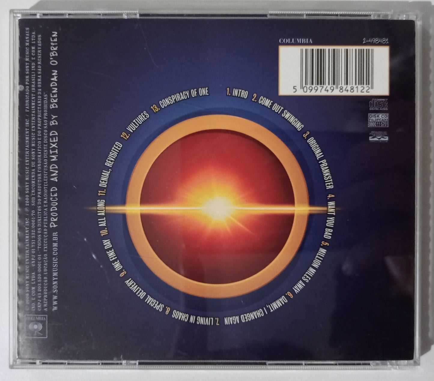 Offspring - Conspiracy Of One (CD Nacional -Usado)