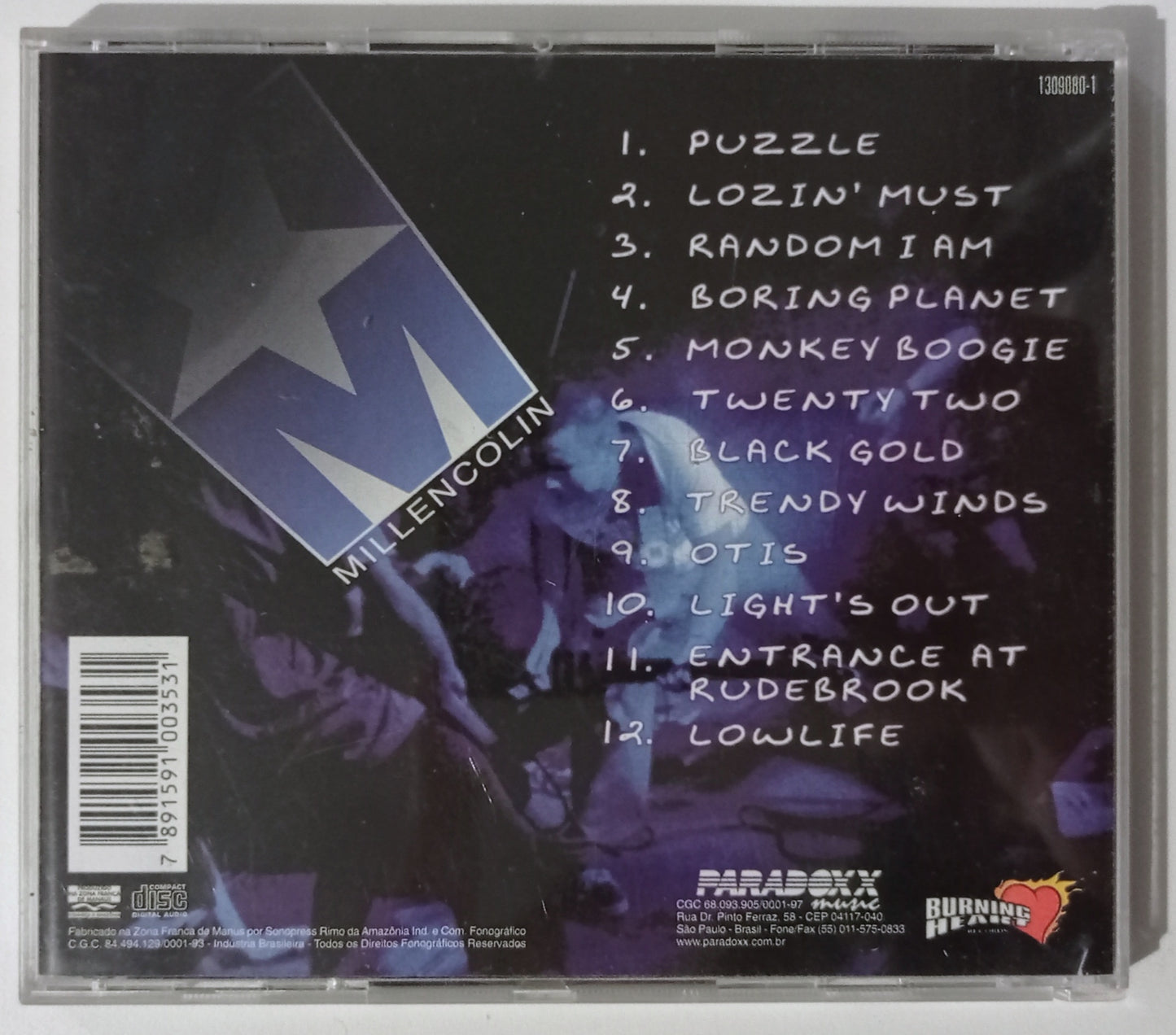 Millencolin - For Monkeys (CD Nacional - Usado)