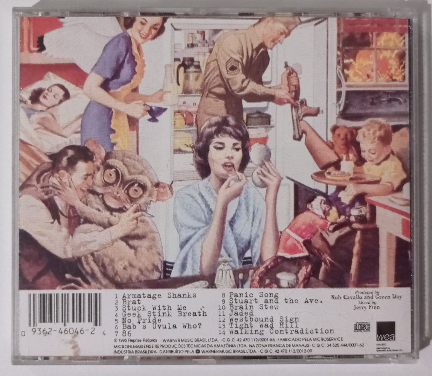 Green Day - Insomniac (CD Nacional - Usado)