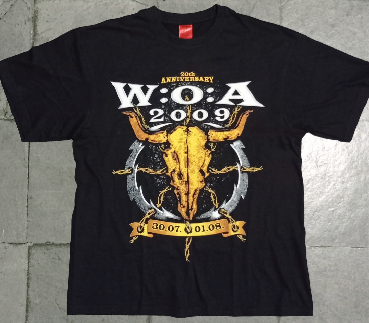 T-Shirt Wacken Open Air 2009 (Comemorativa 20 anos do Wacken - Importada Alemanha - NOVA)