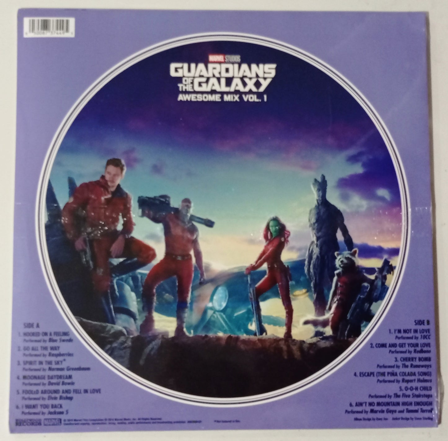 Guardians Of The Galaxy: Awesome Mix Vol. 1 (Picture Disc Importado USA - LACRADO)