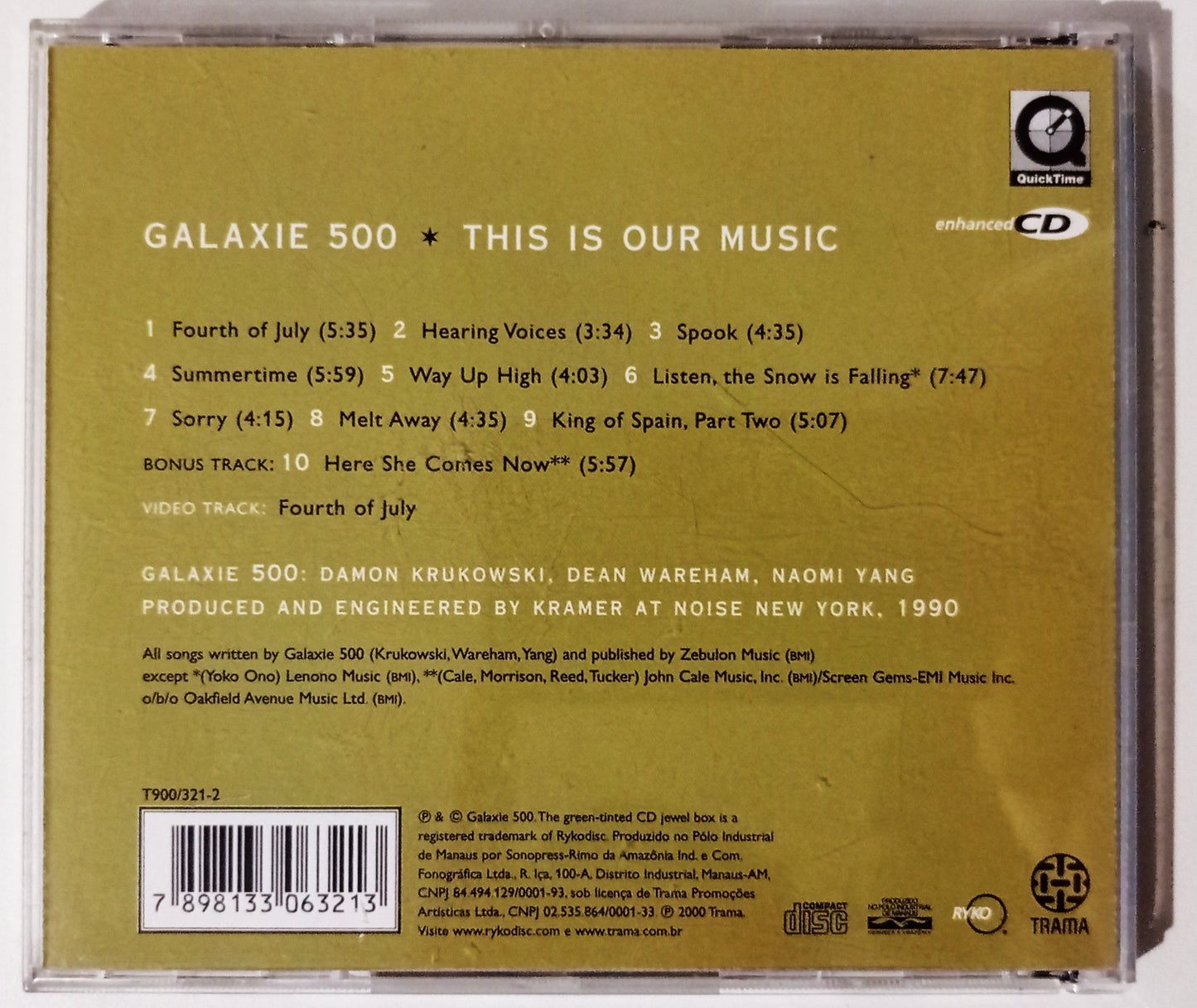 Galaxie 500 - This Is Our Music (CD Nacional - Usado)