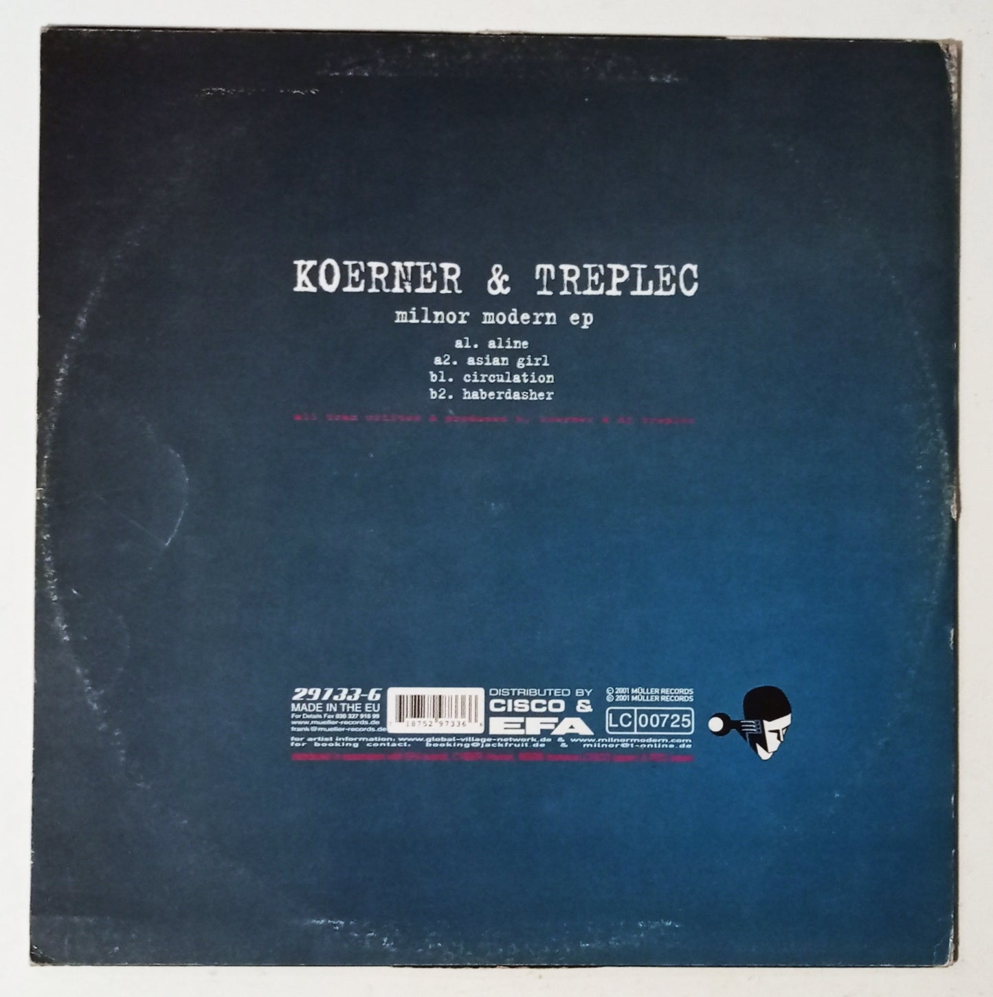 Koerner & Treplec - Milnor Modern EP (Vinyl 12" Importado Alemanha - Usado)