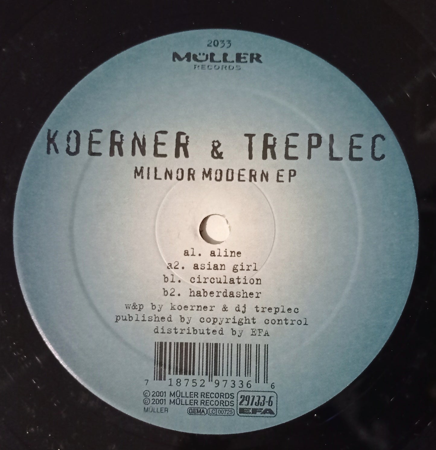 Koerner & Treplec - Milnor Modern EP (Vinyl 12" Importado Alemanha - Usado)