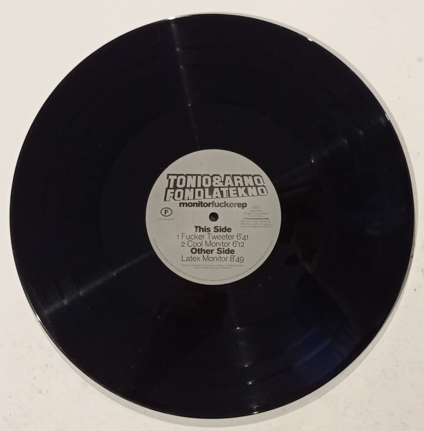 Tonio & Arno Fondlatekno - Monitorfucker EP (Vinyl 12" - Importado França - USADO)