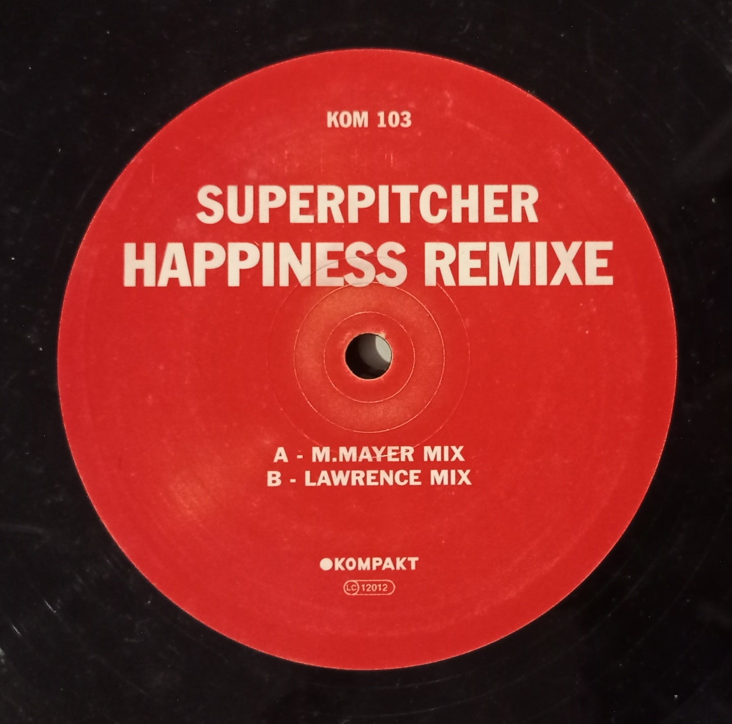 Superpitcher - Happiness Remixe (Vinyl 12" - Importado Alemanha - USADO)
